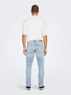 Only & Sons Spijkerbroek "Weft" - Regular Fit - Lichtblauw -Gstar Kleding Winkel only and sons spijkerbroek weft regular fit lichtblauw 4