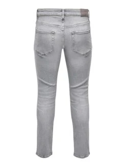 Only & Sons Spijkerbroek "Weft" - Slim Fit - Grijs -Gstar Kleding Winkel only and sons spijkerbroek weft slim fit grijs 1