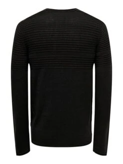Only & Sons Trui "Blade" Zwart -Gstar Kleding Winkel only and sons trui blade zwart 1