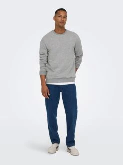 Only & Sons Trui "Ceres" Grijs -Gstar Kleding Winkel only and sons trui ceres grijs 2