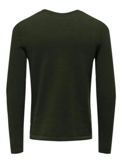 Only & Sons Trui "Panter" Groen -Gstar Kleding Winkel only and sons trui panter groen 1