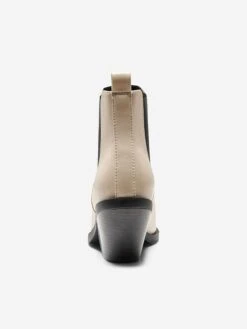 ONLY Enkelboots "Bunny" Zandkleurig/zwart -Gstar Kleding Winkel only enkelboots bunny zandkleurig zwart 3