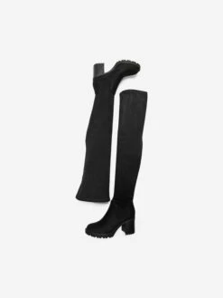 ONLY Overknee-laarzen "Barbara" Zwart -Gstar Kleding Winkel only overknee laarzen barbara zwart 2