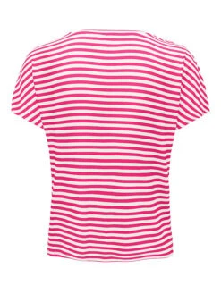 ONLY Shirt "Belia" Roze/wit -Gstar Kleding Winkel only shirt belia roze wit 1