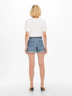 ONLY Spijkershort "Vega" Lichtblauw -Gstar Kleding Winkel only spijkershort vega lichtblauw 4