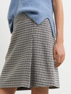 OPUS Rok "Rotilda" Zwart/crème -Gstar Kleding Winkel opus rok rotilda zwart creme 2