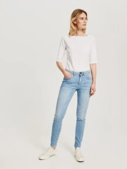OPUS Spijkerbroek "Evita" - Skinny Fit - Lichtblauw -Gstar Kleding Winkel opus spijkerbroek evita skinny fit lichtblauw 3