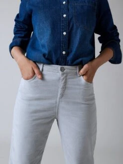 OPUS Spijkerbroek "Lani" - Regular Fit - Grijs -Gstar Kleding Winkel opus spijkerbroek lani regular fit grijs 3