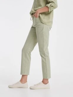 OPUS Spijkerbroek "Louis" - Slim Fit - Lichtgroen -Gstar Kleding Winkel opus spijkerbroek louis slim fit lichtgroen 2