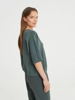 OPUS Sweatshirt "Gemilia" Groen -Gstar Kleding Winkel opus sweatshirt gemilia groen 1
