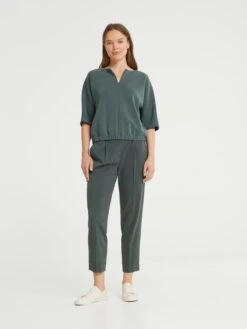 OPUS Sweatshirt "Gemilia" Groen -Gstar Kleding Winkel opus sweatshirt gemilia groen 3