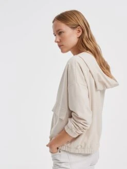 OPUS Sweatvest "Guliwo" Beige -Gstar Kleding Winkel opus sweatvest guliwo beige 1