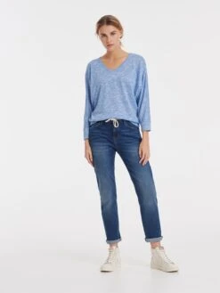 OPUS Trui "Sunshine" Lichtblauw -Gstar Kleding Winkel opus trui sunshine lichtblauw 4