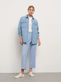 OPUS Tussenjas "Jasa" Lichtblauw -Gstar Kleding Winkel opus tussenjas jasa lichtblauw 2