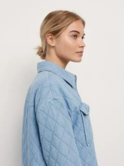 OPUS Tussenjas "Jasa" Lichtblauw -Gstar Kleding Winkel opus tussenjas jasa lichtblauw 3