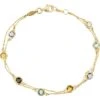 Gouden Armband "Colormix" Met Edelstenen -Gstar Kleding Winkel or eclat gouden armband colormix met edelstenen