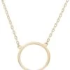 Gouden Ketting "Cercle" -Gstar Kleding Winkel or eclat gouden ketting cercle