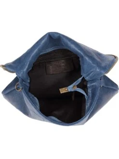 Leren Clutch "Oscar" Blauw - (B)27 X (H)18 X (D)3 Cm -Gstar Kleding Winkel ore10 leren clutch oscar blauw b 27 x h 18 x d 3 cm 2