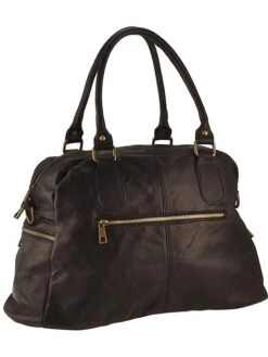 Leren Handtas "Quaglia" Zwart - (B)38 X (H)26 X (D)20 Cm -Gstar Kleding Winkel ore10 leren handtas quaglia zwart b 38 x h 26 x d 20 cm 1