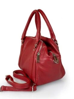 Leren Handtas "Verso" Rood - (B)23 X (H)20 X (D)17 Cm -Gstar Kleding Winkel ore10 leren handtas verso rood b 23 x h 20 x d 17 cm 1