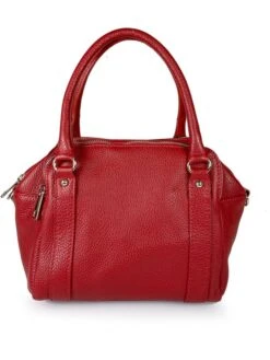 Leren Handtas "Verso" Rood - (B)23 X (H)20 X (D)17 Cm -Gstar Kleding Winkel ore10 leren handtas verso rood b 23 x h 20 x d 17 cm 2