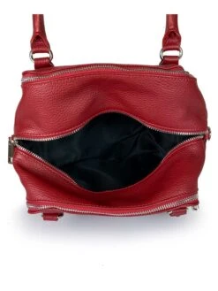 Leren Handtas "Verso" Rood - (B)23 X (H)20 X (D)17 Cm -Gstar Kleding Winkel ore10 leren handtas verso rood b 23 x h 20 x d 17 cm 3