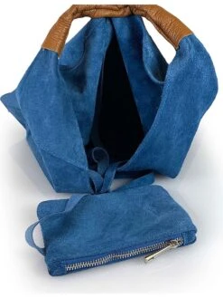 Leren Schoudertas "Lord" Blauw - (B)34 X (H)39 X (D)8 Cm -Gstar Kleding Winkel ore10 leren schoudertas lord blauw b 34 x h 39 x d 8 cm 3