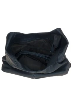 Leren Schoudertas "Vercelli" Donkerblauw - (B)40 X (H)30 X (D)14 Cm -Gstar Kleding Winkel ore10 leren schoudertas vercelli donkerblauw b 40 x h 30 x d 14 cm 3