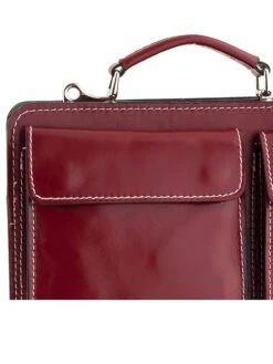 Leren Zakentas "Perugia" Bordeaux - (B)27 X (H)20 X (D)11 Cm -Gstar Kleding Winkel ore10 leren zakentas perugia bordeaux b 27 x h 20 x d 11 cm 2