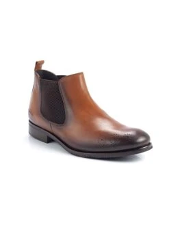 Leren Chelseaboots "Vanilla" Bruin -Gstar Kleding Winkel ortiz and reed leren chelseaboots vanilla bruin 3