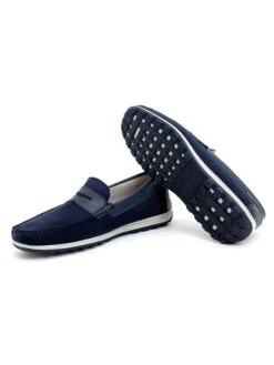 Leren Mocassins "Sarold" Donkerblauw -Gstar Kleding Winkel ortiz and reed leren mocassins sarold donkerblauw 2