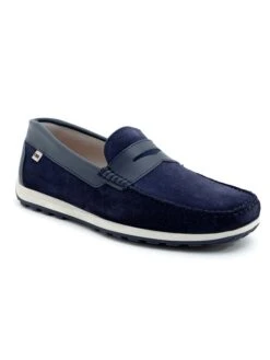 Leren Mocassins "Sarold" Donkerblauw -Gstar Kleding Winkel ortiz and reed leren mocassins sarold donkerblauw 3