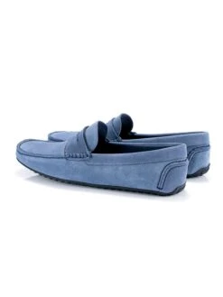 Leren Mocassins "Siham" Blauw -Gstar Kleding Winkel ortiz and reed leren mocassins siham blauw 1
