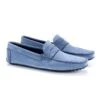 Leren Mocassins "Siham" Blauw