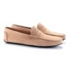 Leren Mocassins "Sihamor" Beige