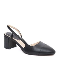 Leren Pumps "Chandel" Zwart