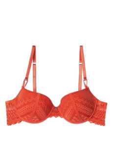 Palmers Voorgevormde Beha "Chevron" Rood