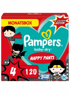 Pampers® Maandpak Luiers "Baby Dry Pants Warner Bros.", Mt. 4, 9-15 Kg (120 Stuks)