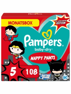 Pampers® Maandpak Luiers "Baby Dry Pants Warner Bros.", Mt. 5, 12-17 Kg (108 Stuks)