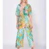 Jumpsuit Turquoise/geel -Gstar Kleding Winkel peace and love jumpsuit turquoise geel