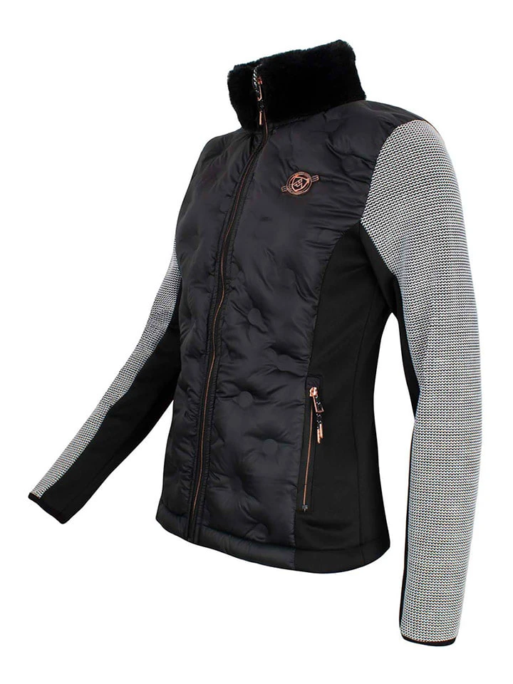 Hybride Jas "Akana" Zwart/grijs 4 Hybride Jas "Akana" Zwart/grijs - Afbeelding 2