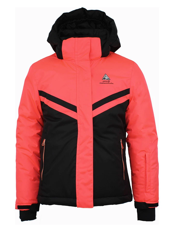 Ski-/snowboardjas Zwart/neonoranje 3 Ski-/snowboardjas Zwart/neonoranje