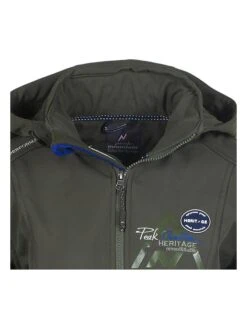 Softshelljas "Amont" Olijfgroen -Gstar Kleding Winkel peak mountain softshelljas amont olijfgroen 2