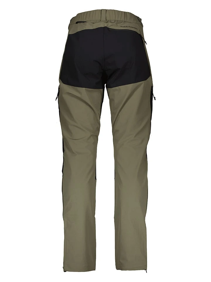 Peak Performance Trekkingbroek Kaki/zwart 4 Peak Performance Trekkingbroek Kaki/zwart - Afbeelding 2
