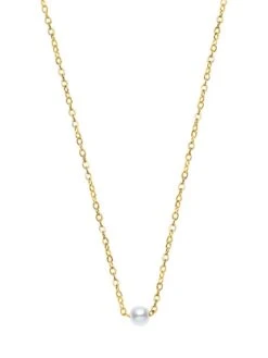 Vergulde Ketting "Cera" - (L)37 Cm -Gstar Kleding Winkel pearlissimo vergulde ketting cera l 37 cm 1