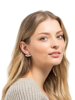 Vergulde Oorstekers "Frida" -Gstar Kleding Winkel pearlissimo vergulde oorstekers frida 1