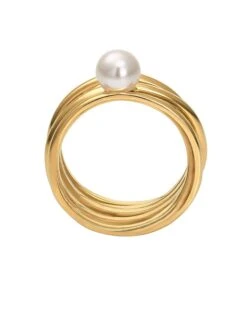 Vergulde Ring "Serpens" -Gstar Kleding Winkel pearlissimo vergulde ring serpens 2