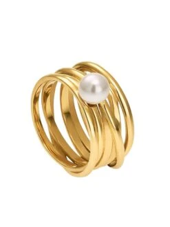 Vergulde Ring "Serpens" -Gstar Kleding Winkel pearlissimo vergulde ring serpens 3