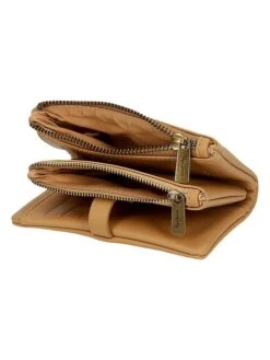 Pepe Jeans Portemonnee Camel - (B)14,5 X (H)9 X (D)2 Cm -Gstar Kleding Winkel pepe jeans portemonnee camel b 14 5 x h 9 x d 2 cm 1