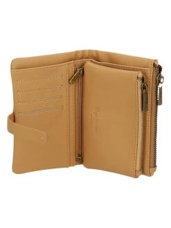 Pepe Jeans Portemonnee Camel - (B)14,5 X (H)9 X (D)2 Cm -Gstar Kleding Winkel pepe jeans portemonnee camel b 14 5 x h 9 x d 2 cm 2